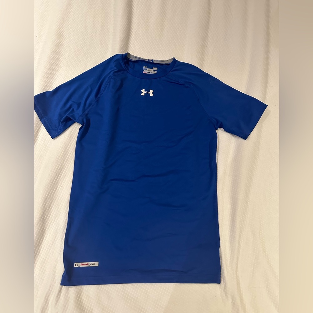 Under Armour Womens Blue Compression Tee